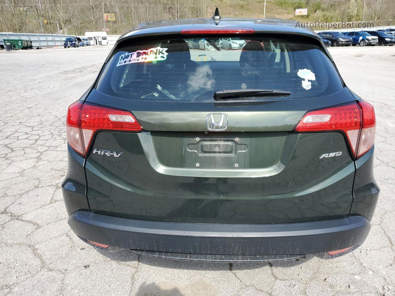 2017 Honda Hr-v Lx Green vin: 3CZRU6H36HG702287