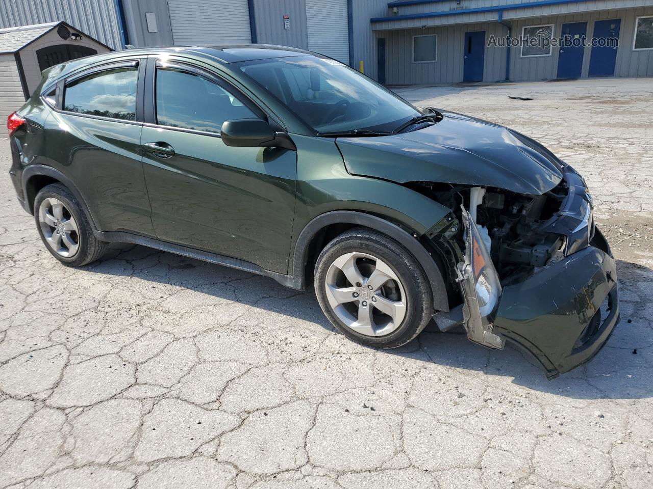 2017 Honda Hr-v Lx Green vin: 3CZRU6H36HG702287