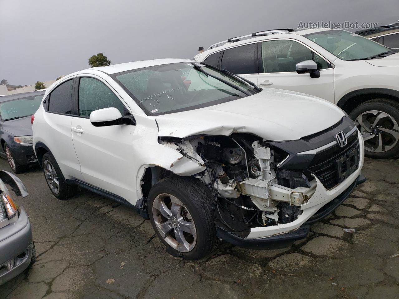 2017 Honda Hr-v Lx Белый vin: 3CZRU6H36HM719365