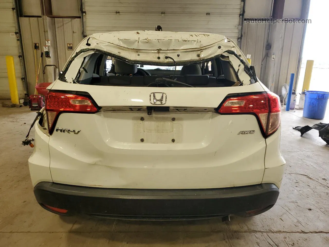 2017 Honda Hr-v Lx White vin: 3CZRU6H36HM721102