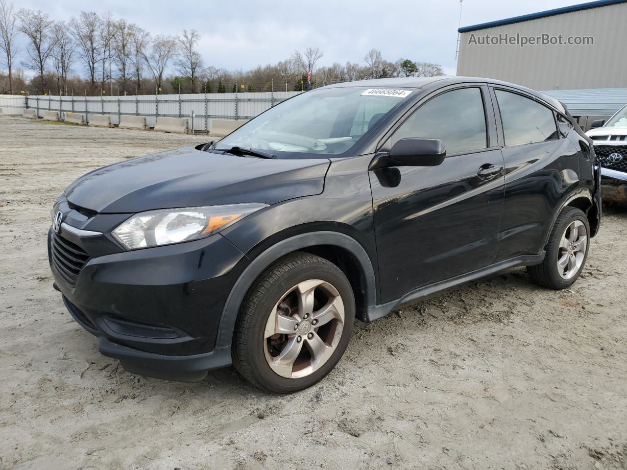 2018 Honda Hr-v Lx Black vin: 3CZRU6H36JG714140