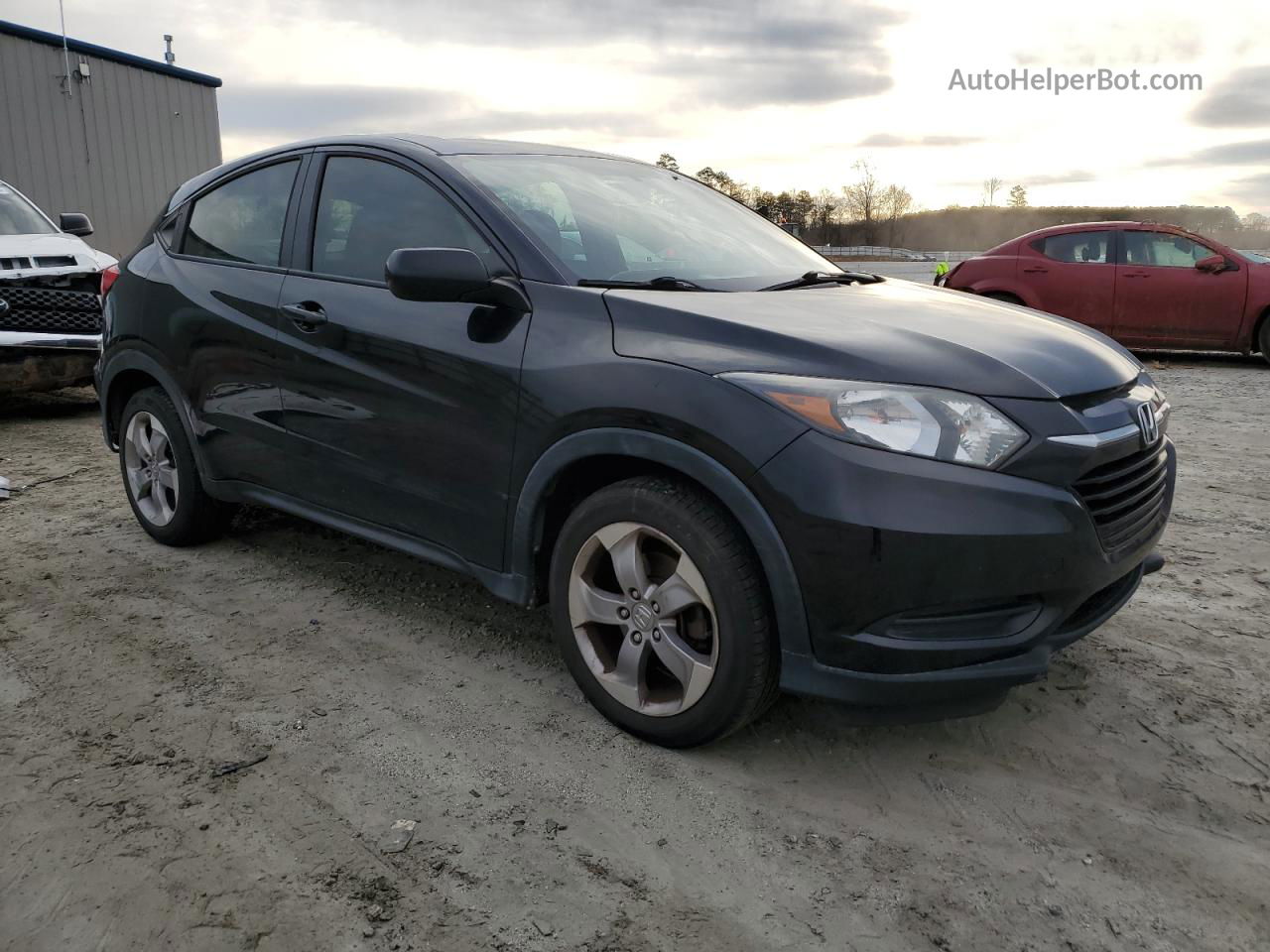 2018 Honda Hr-v Lx Black vin: 3CZRU6H36JG714140