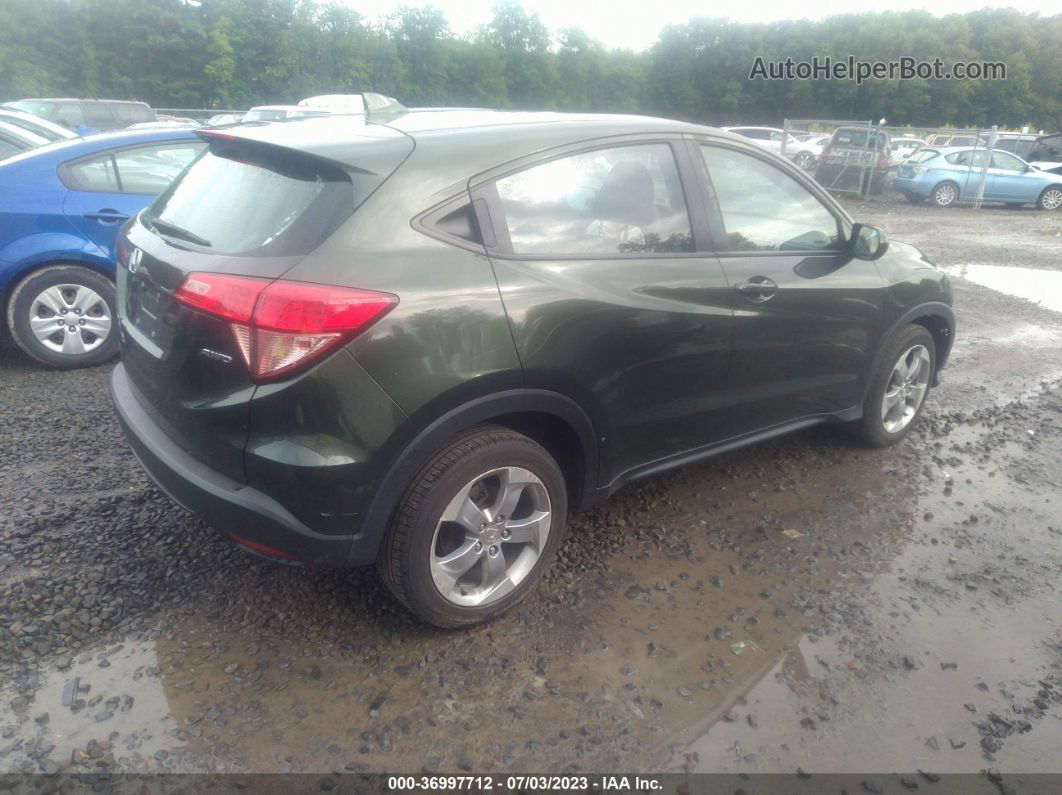 2018 Honda Hr-v Lx Green vin: 3CZRU6H36JM720862