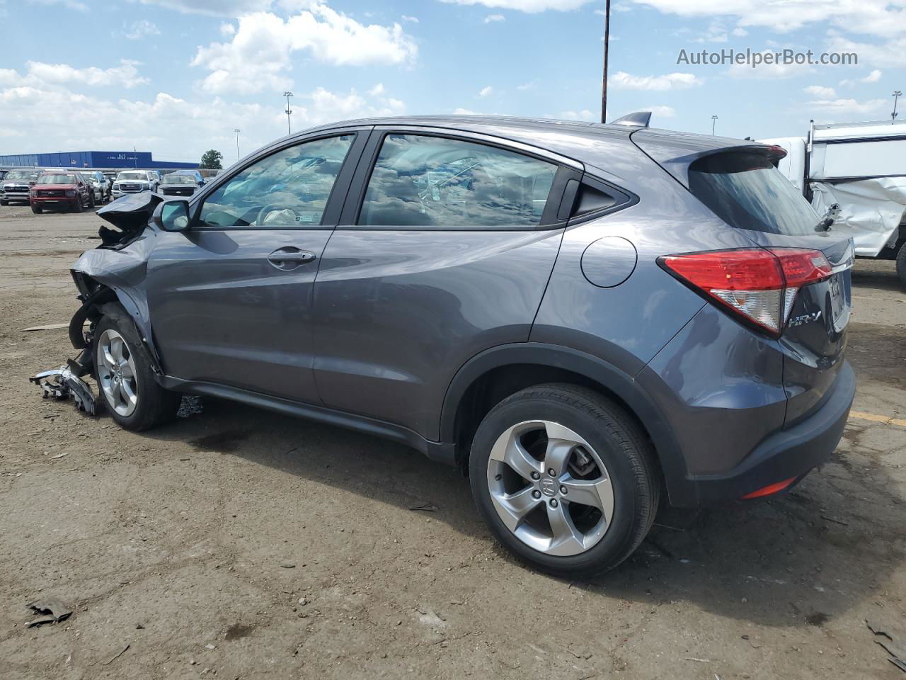 2019 Honda Hr-v Lx Black vin: 3CZRU6H36KG712468