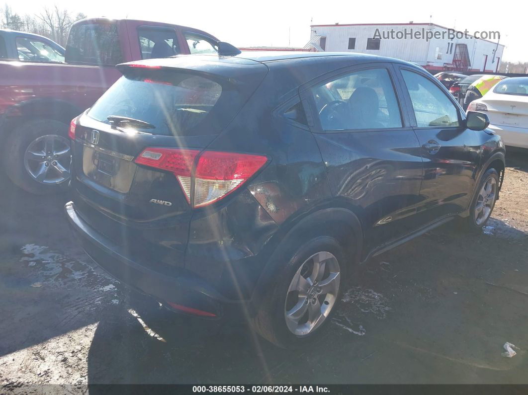 2019 Honda Hr-v Lx Black vin: 3CZRU6H36KG714561