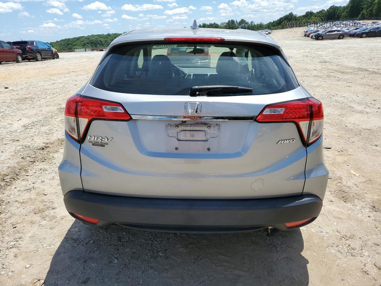 2019 Honda Hr-v Lx Silver vin: 3CZRU6H36KG716875