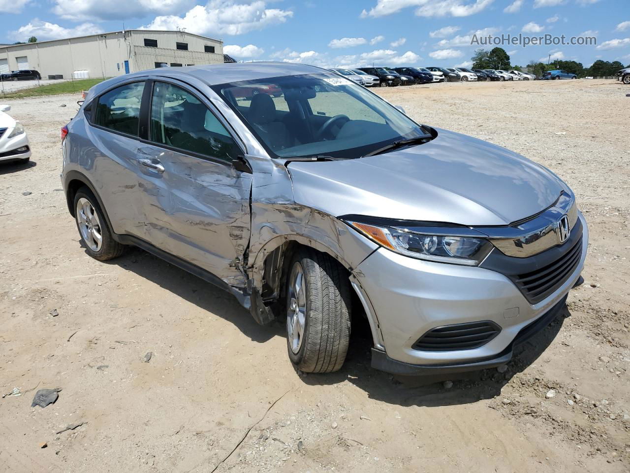 2019 Honda Hr-v Lx Silver vin: 3CZRU6H36KG716875