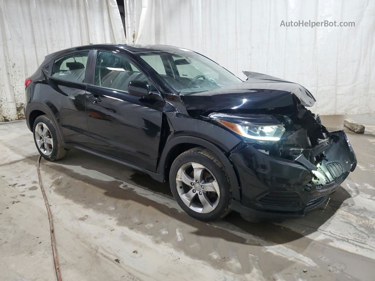 2019 Honda Hr-v Lx Black vin: 3CZRU6H36KG717945