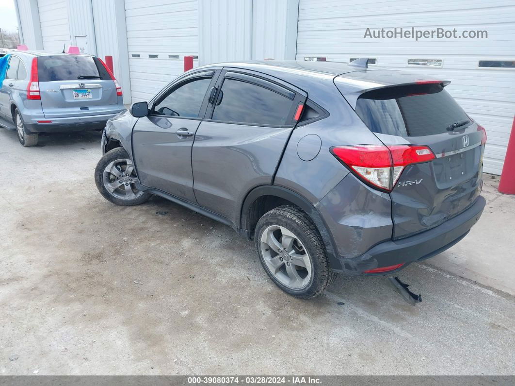 2019 Honda Hr-v Lx Gray vin: 3CZRU6H36KG721834