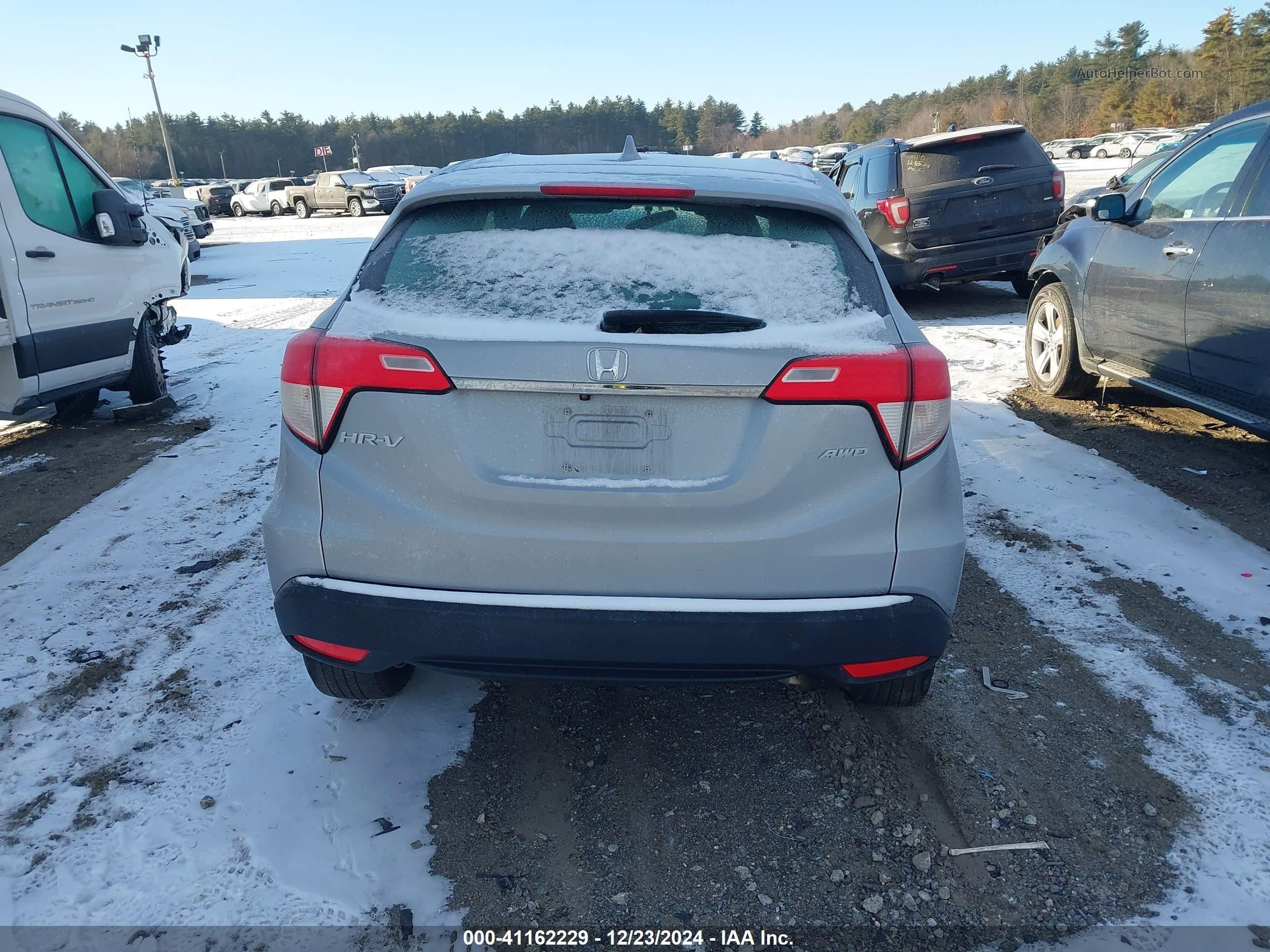 2019 Honda Hr-v Lx Silver vin: 3CZRU6H36KG724314