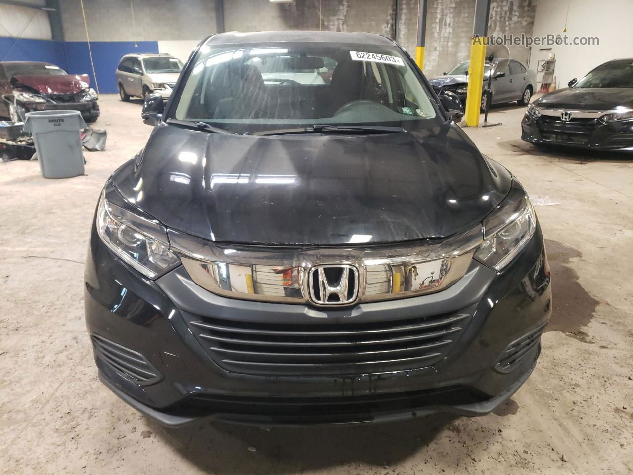 2019 Honda Hr-v Lx Black vin: 3CZRU6H36KG731411