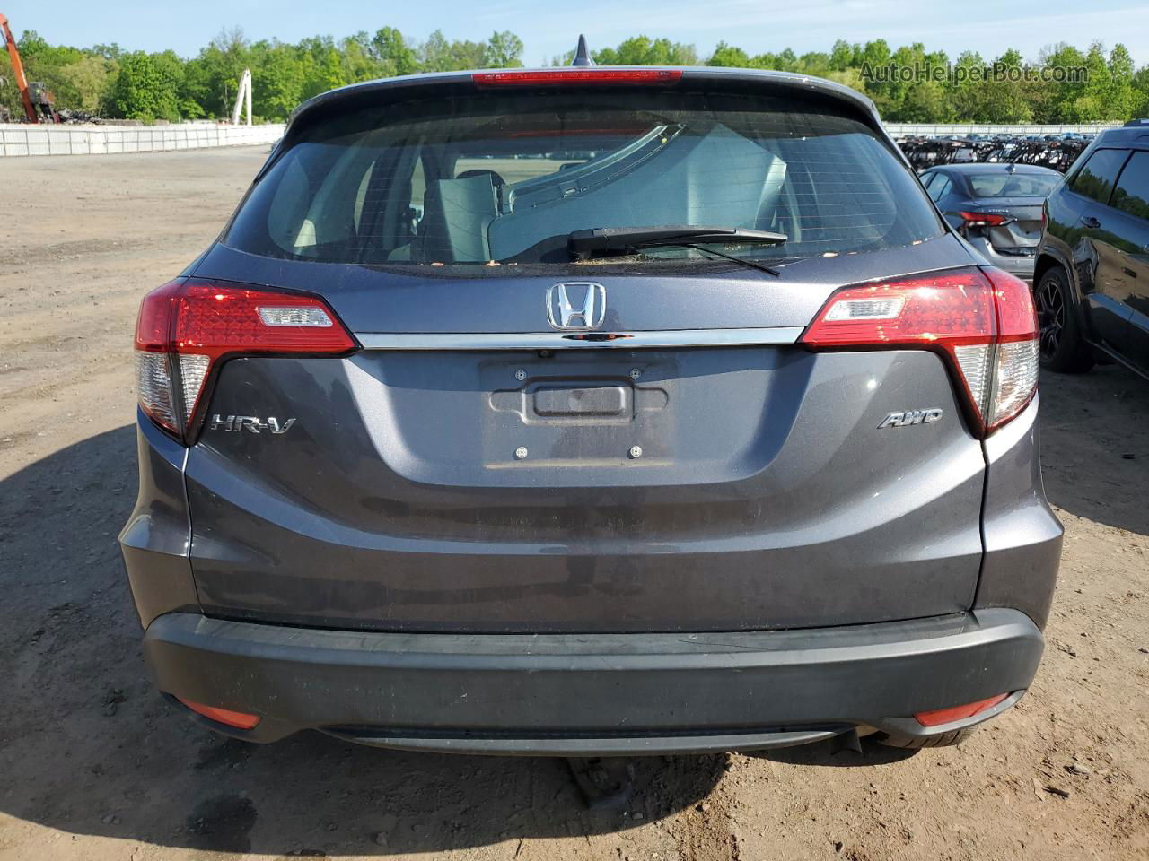 2019 Honda Hr-v Lx Gray vin: 3CZRU6H36KG731988