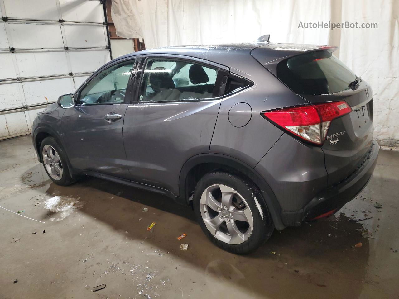 2019 Honda Hr-v Lx Gray vin: 3CZRU6H36KG733952