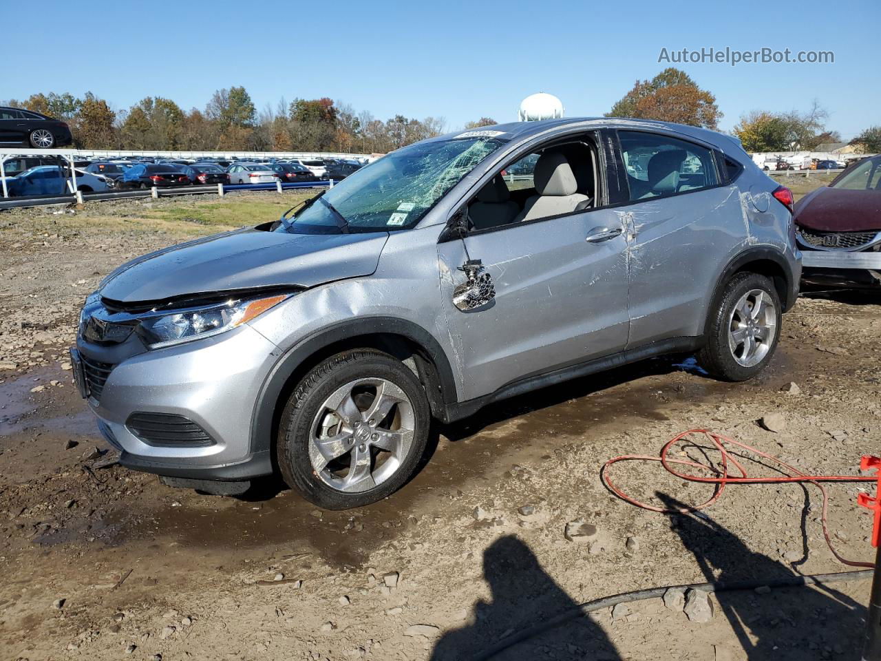 2021 Honda Hr-v Lx Серебряный vin: 3CZRU6H36MM729243