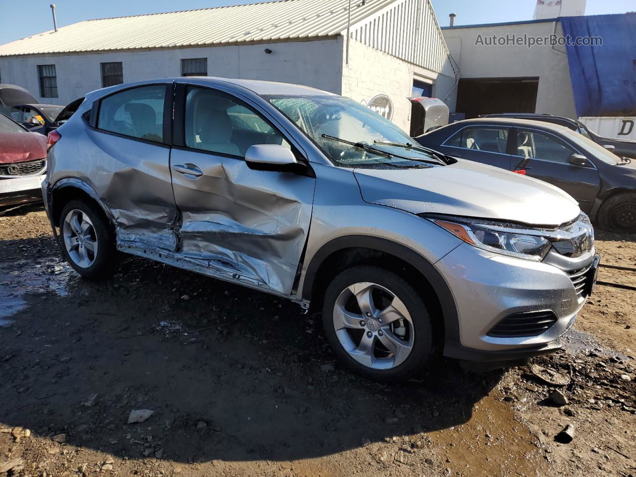 2021 Honda Hr-v Lx Silver vin: 3CZRU6H36MM729243