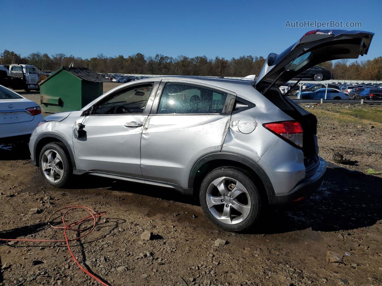 2021 Honda Hr-v Lx Серебряный vin: 3CZRU6H36MM729243