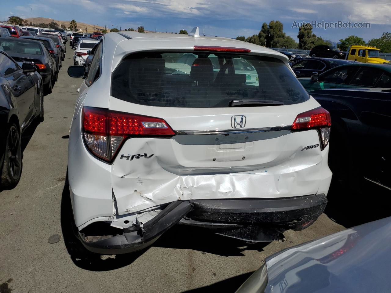 2021 Honda Hr-v Lx White vin: 3CZRU6H36MM734071