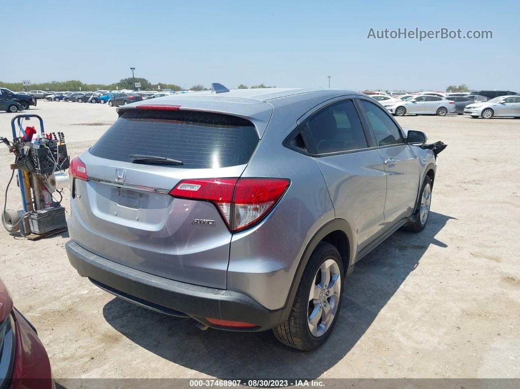 2021 Honda Hr-v Lx Silver vin: 3CZRU6H36MM739349