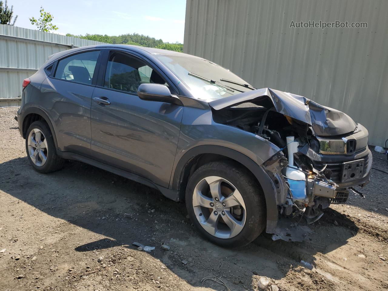 2021 Honda Hr-v Lx Серый vin: 3CZRU6H36MM741196