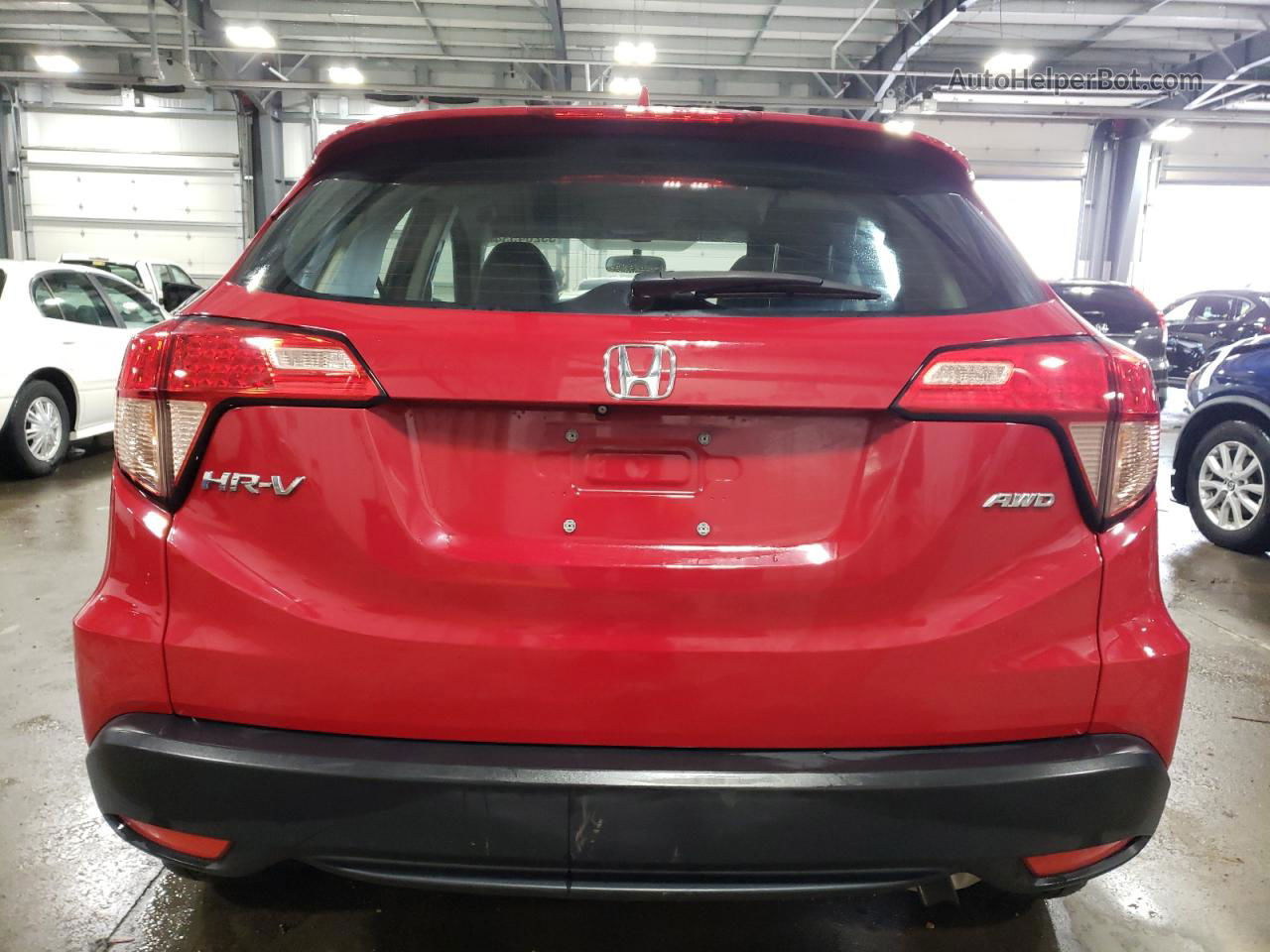 2016 Honda Hr-v Lx Red vin: 3CZRU6H37GM716313