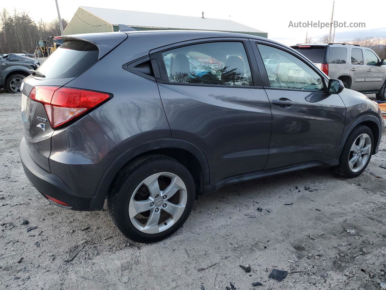 2016 Honda Hr-v Lx Серый vin: 3CZRU6H37GM722791