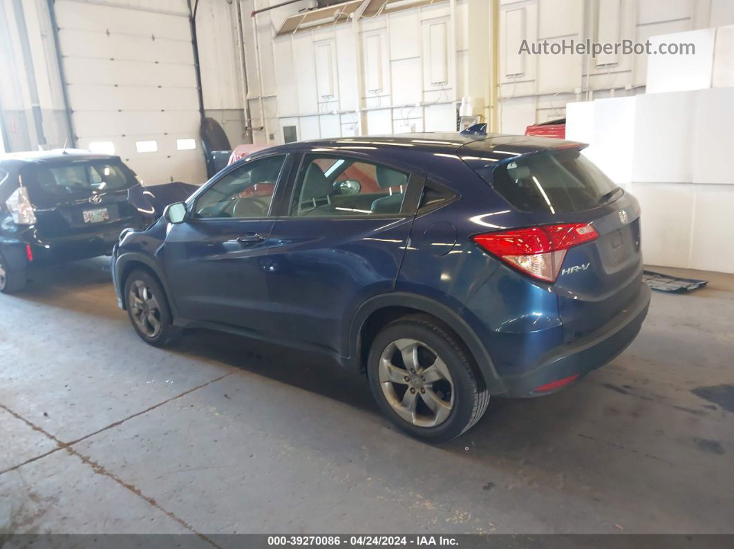 2016 Honda Hr-v Lx Blue vin: 3CZRU6H37GM726677