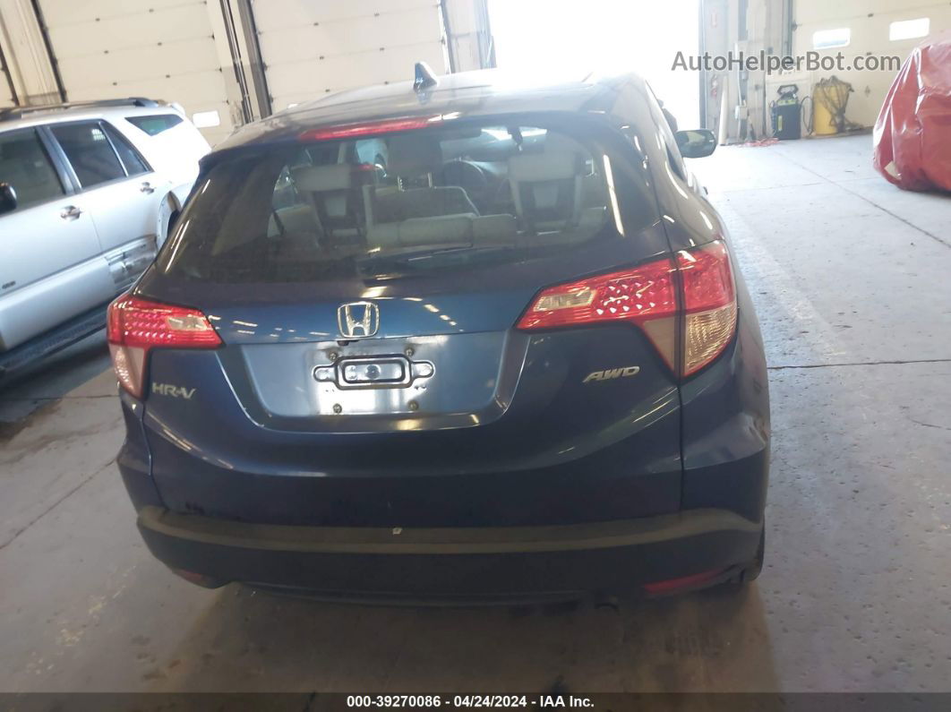 2016 Honda Hr-v Lx Синий vin: 3CZRU6H37GM726677