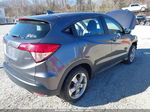 2017 Honda Hr-v Lx Gray vin: 3CZRU6H37HG709281