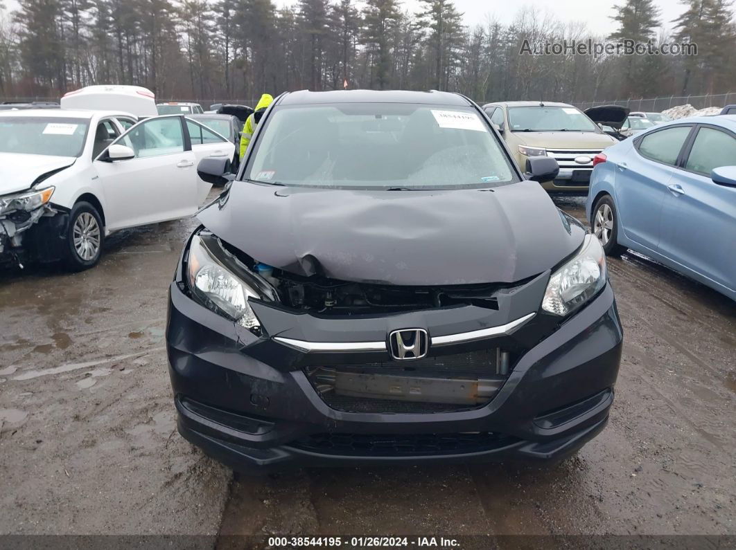 2018 Honda Hr-v Lx Gray vin: 3CZRU6H37JM712463