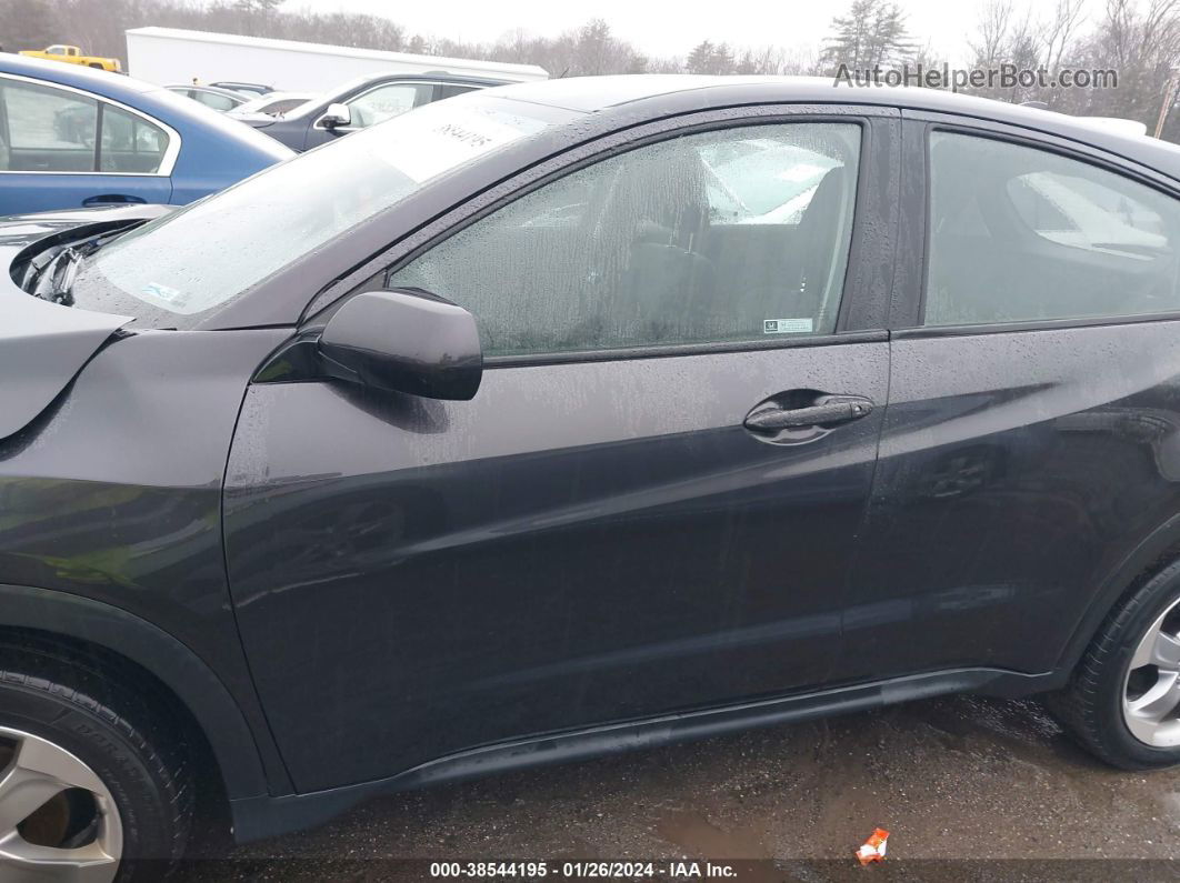 2018 Honda Hr-v Lx Gray vin: 3CZRU6H37JM712463