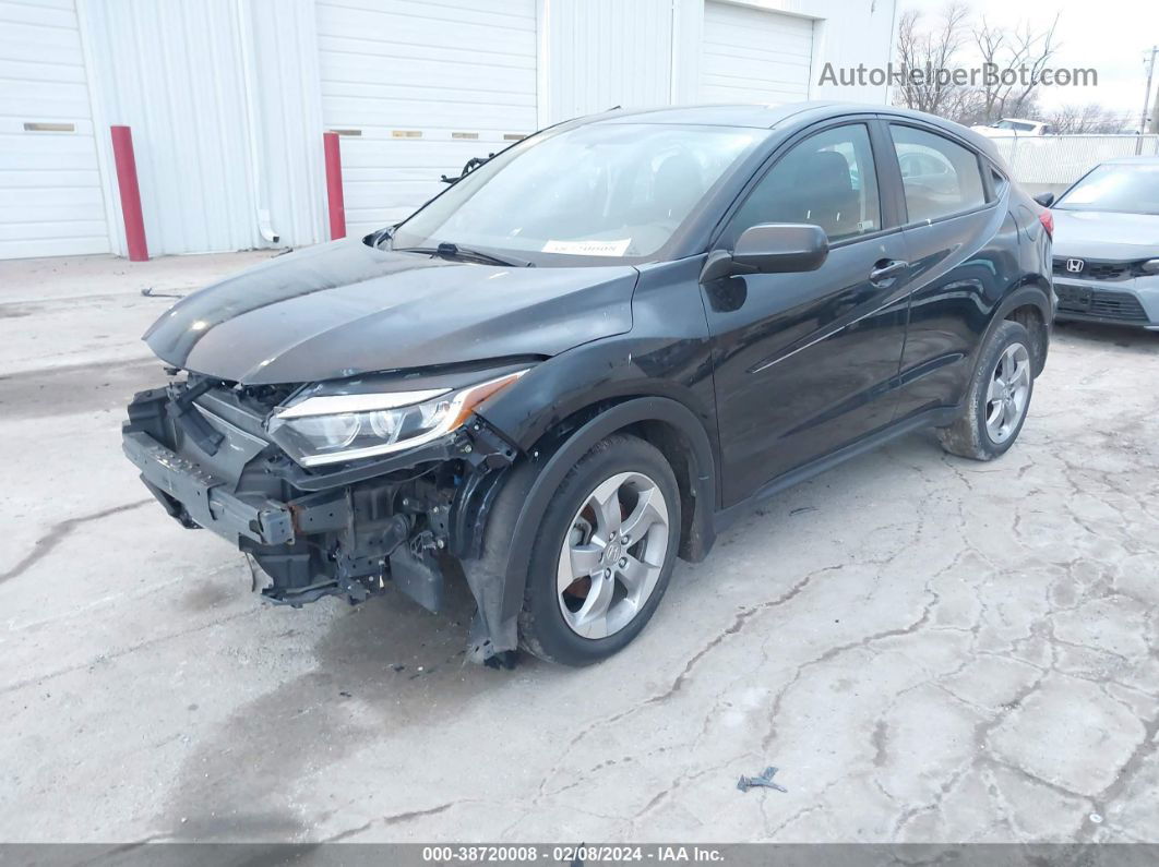 2019 Honda Hr-v Lx Black vin: 3CZRU6H37KG706842