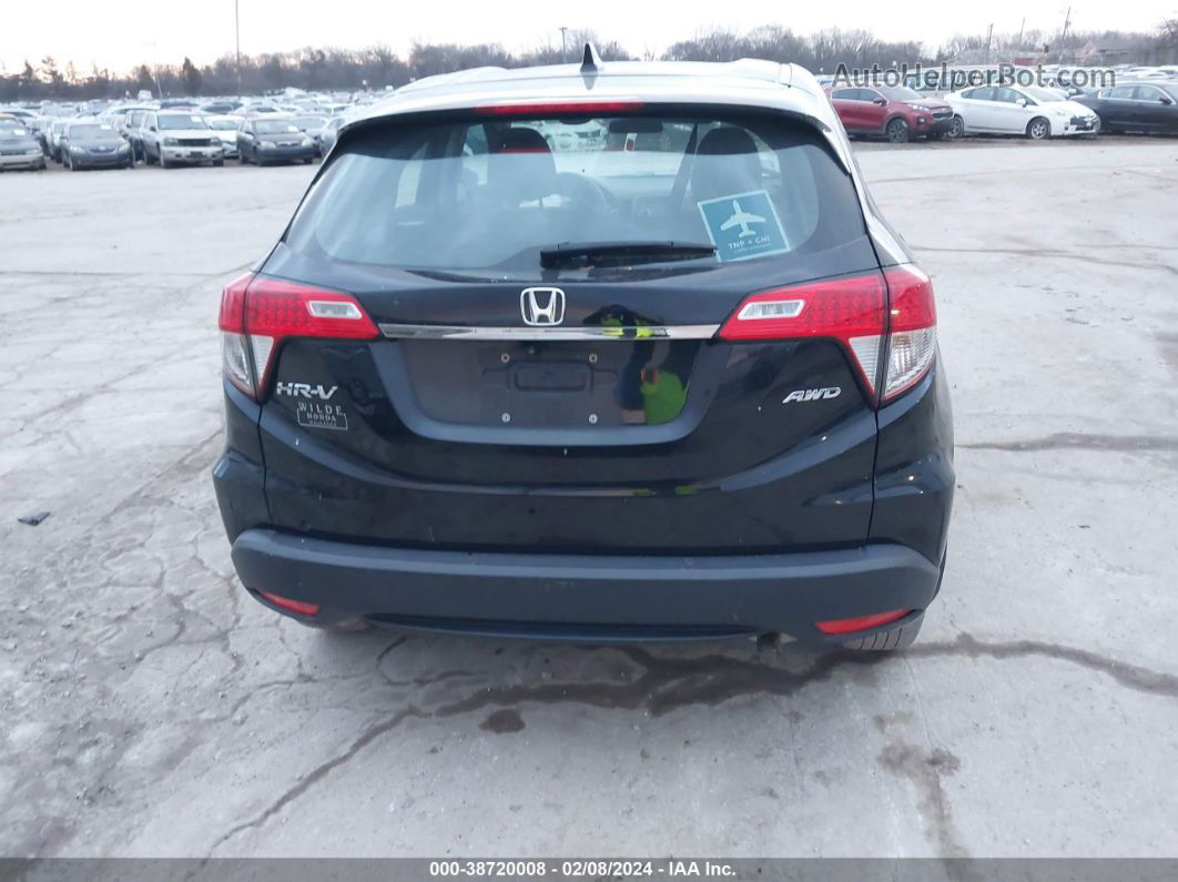 2019 Honda Hr-v Lx Black vin: 3CZRU6H37KG706842