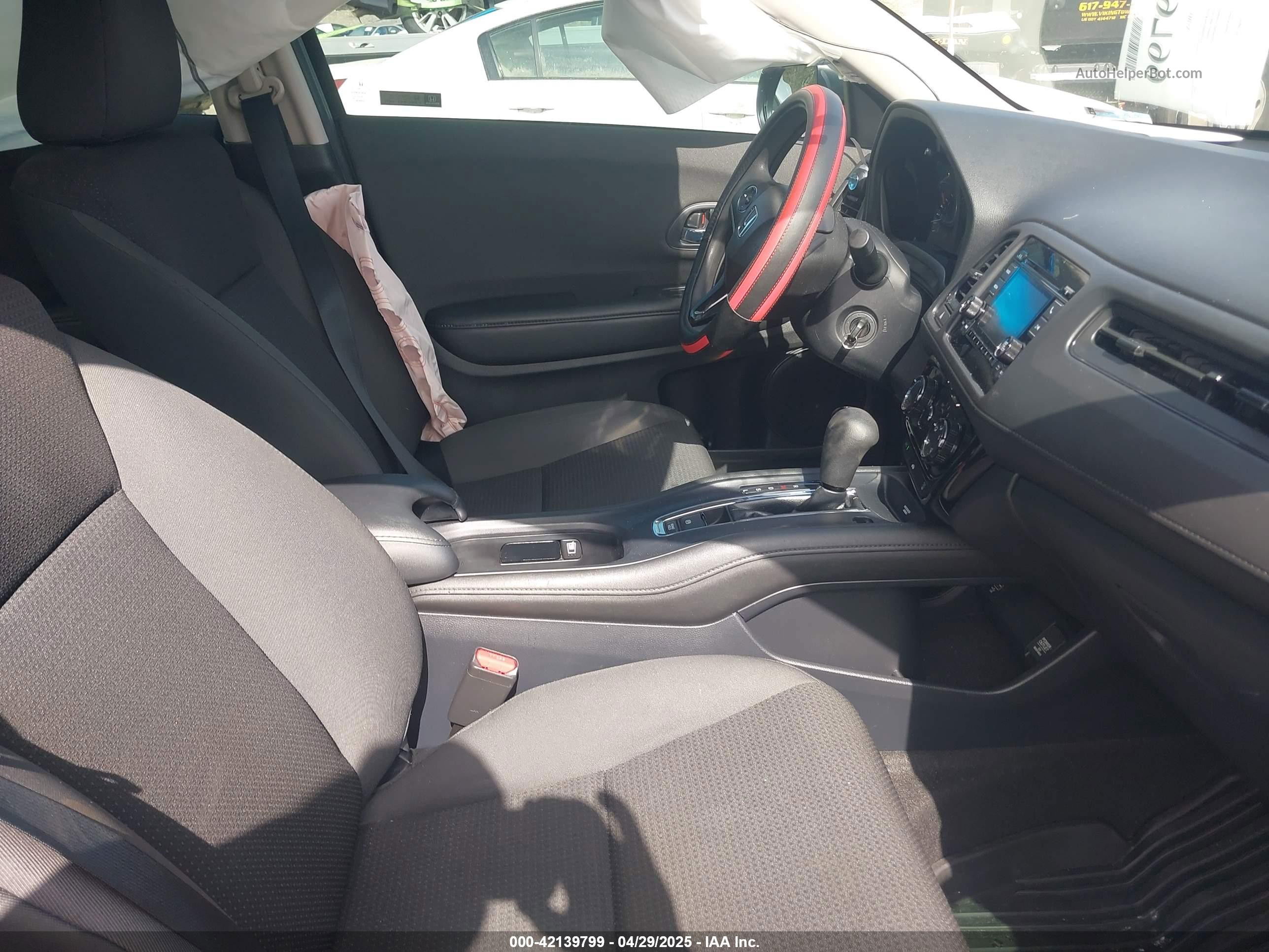 2019 Honda Hr-v Lx Black vin: 3CZRU6H37KG726234
