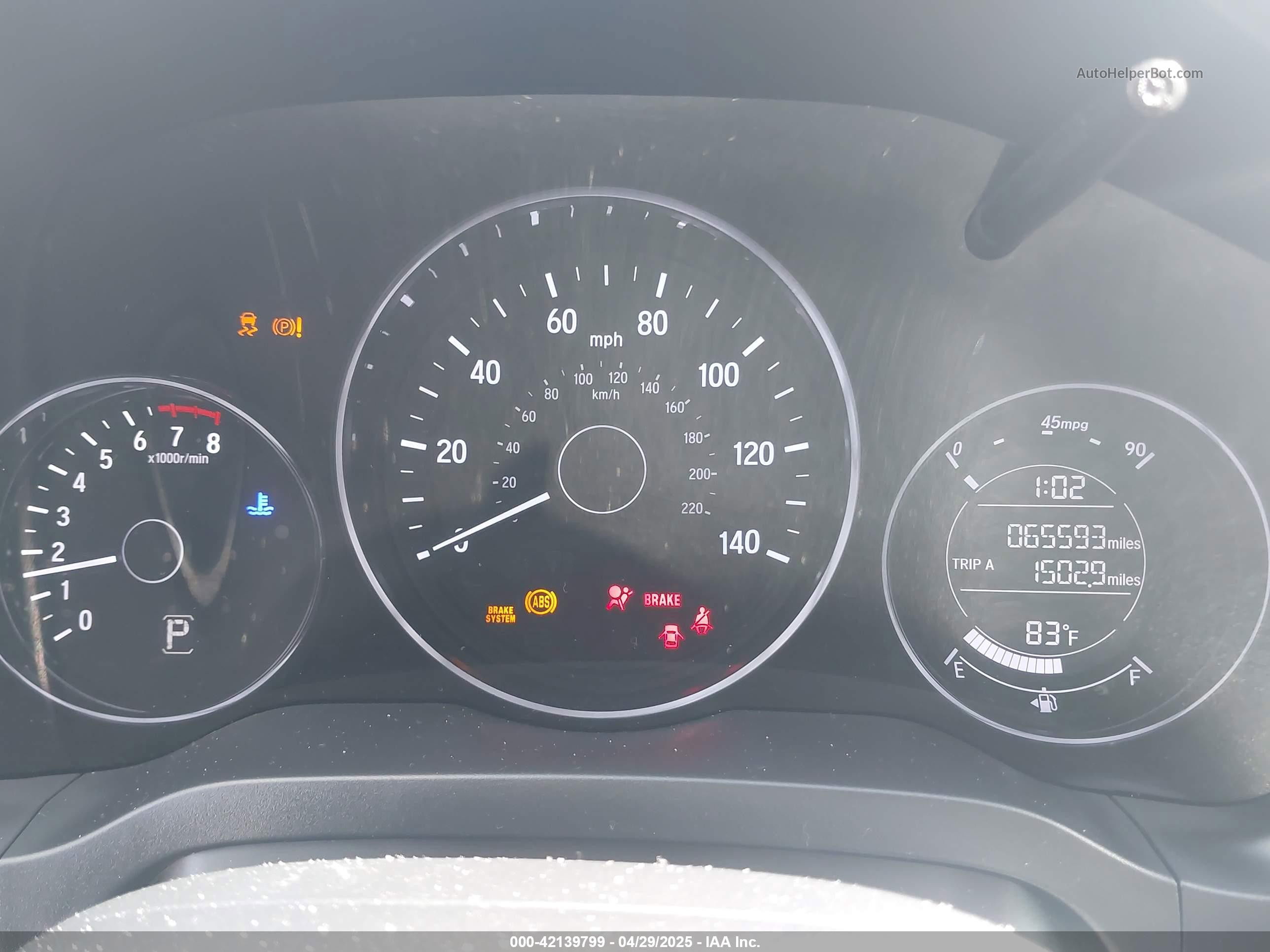 2019 Honda Hr-v Lx Black vin: 3CZRU6H37KG726234