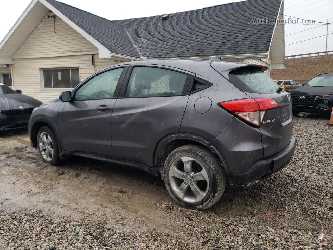 2019 Honda Hr-v Lx Серый vin: 3CZRU6H37KG728713