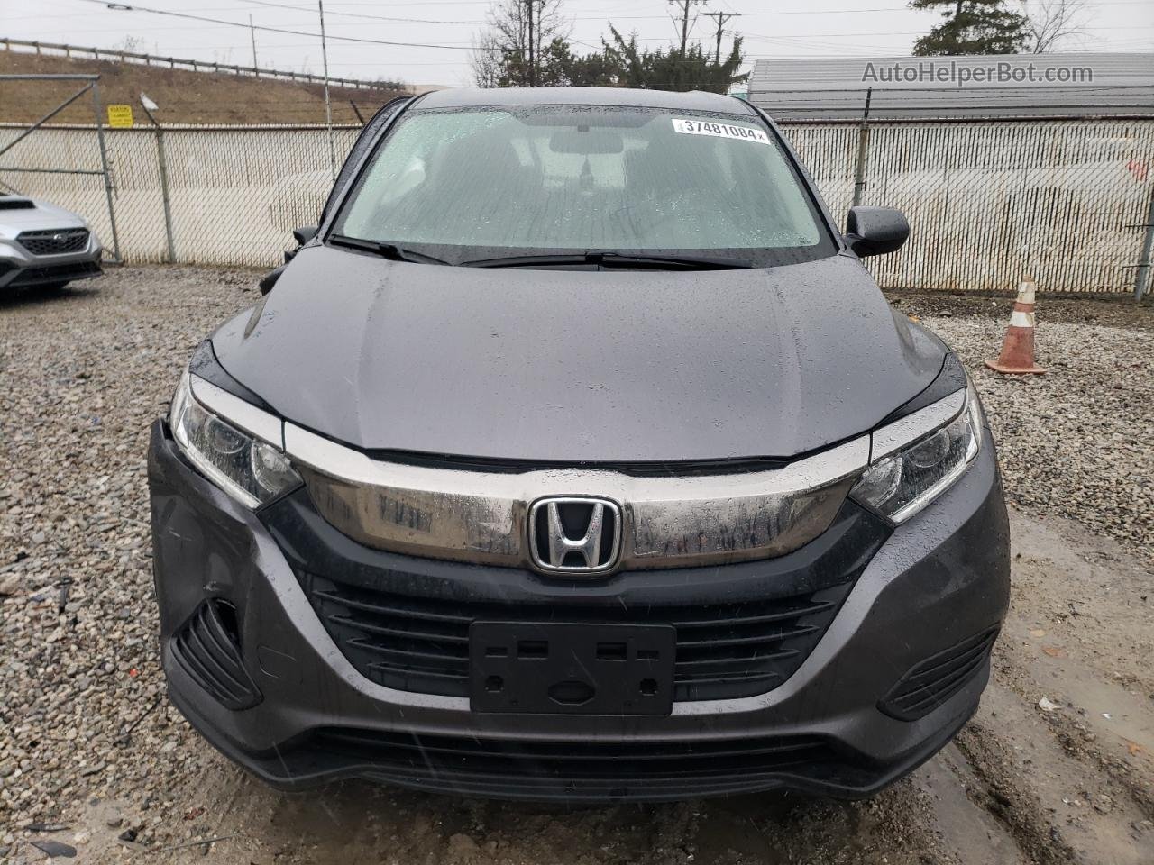 2019 Honda Hr-v Lx Gray vin: 3CZRU6H37KG728713