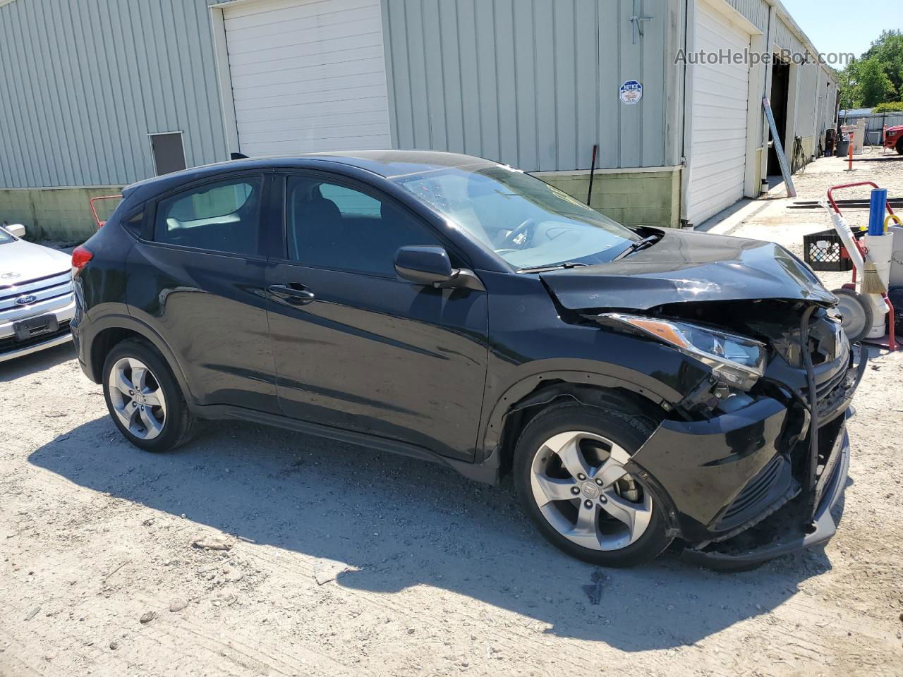 2019 Honda Hr-v Lx Black vin: 3CZRU6H37KG733717