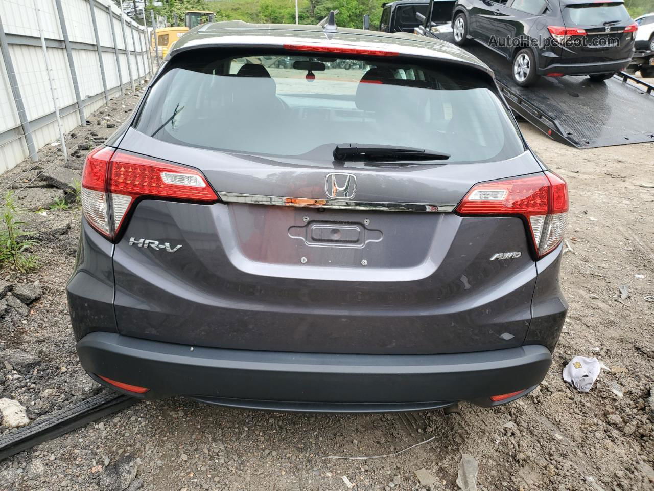 2019 Honda Hr-v Lx Gray vin: 3CZRU6H37KM700511