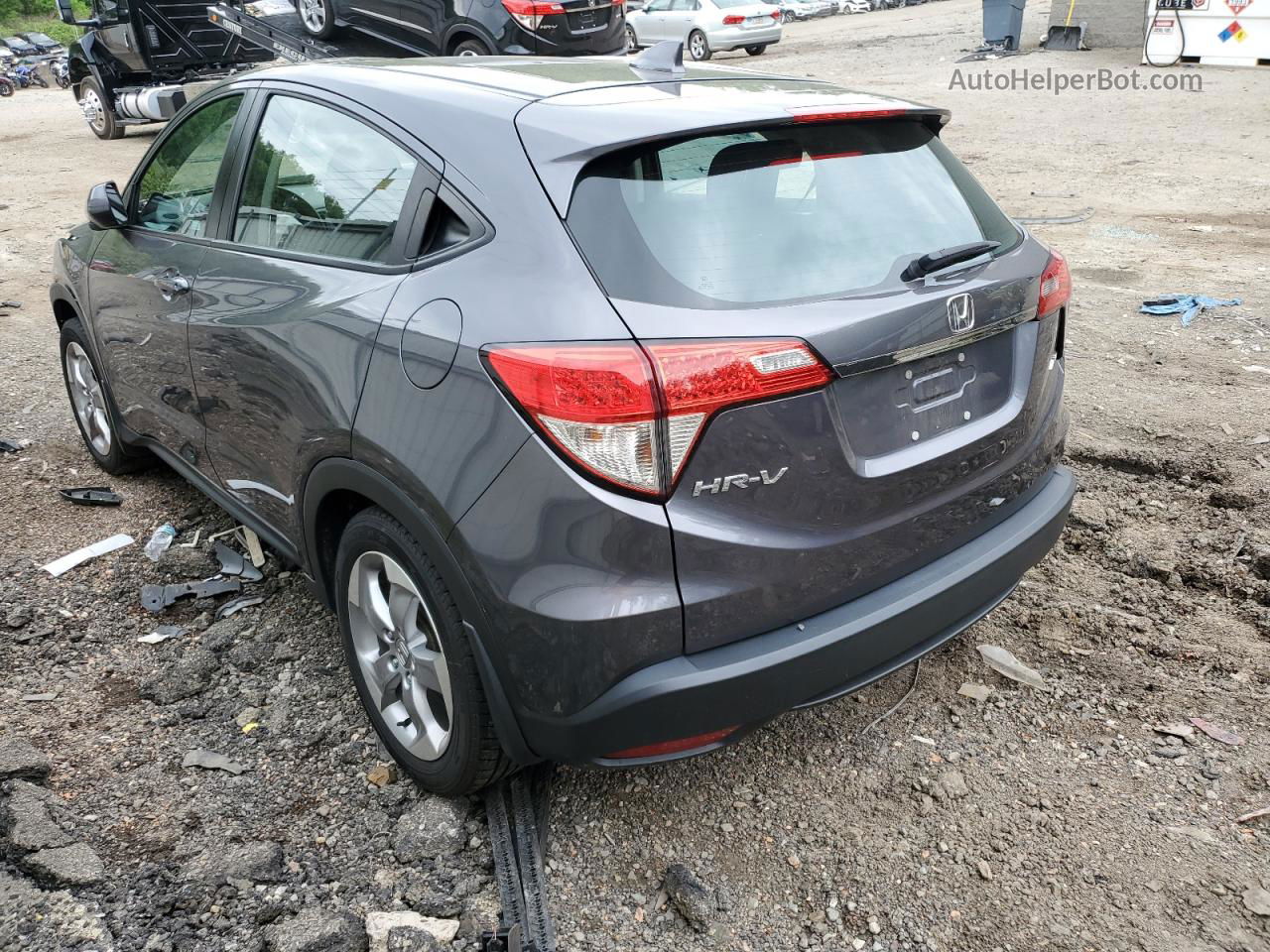 2019 Honda Hr-v Lx Серый vin: 3CZRU6H37KM700511