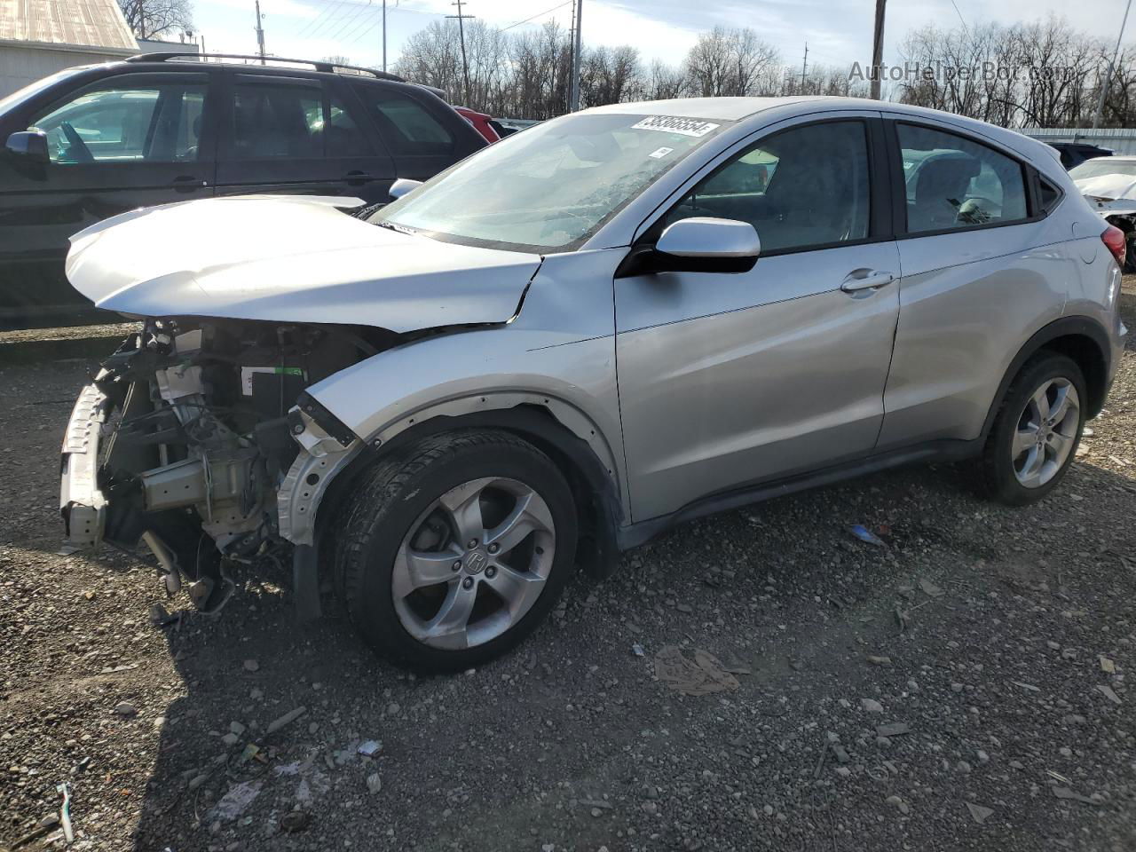 2016 Honda Hr-v Lx Silver vin: 3CZRU6H38GM747683