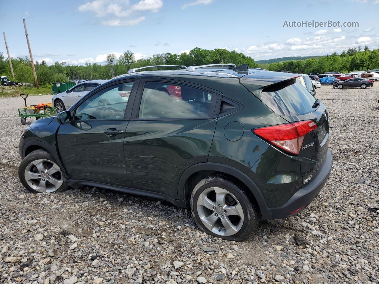 2016 Honda Hr-v Lx Green vin: 3CZRU6H38GM756190