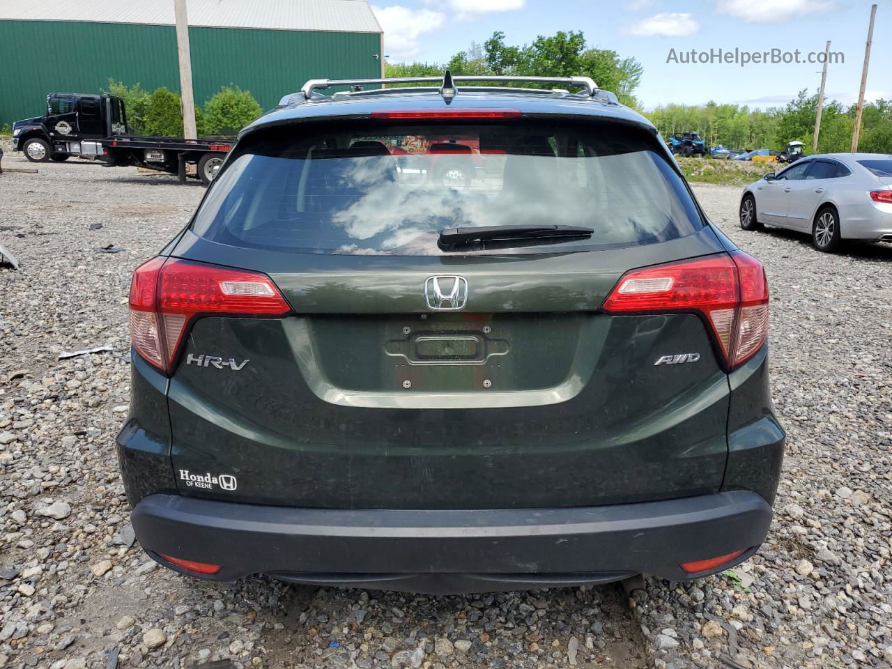 2016 Honda Hr-v Lx Green vin: 3CZRU6H38GM756190