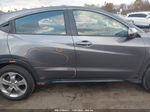 2017 Honda Hr-v Lx Gray vin: 3CZRU6H38HG706762