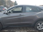 2017 Honda Hr-v Lx Gray vin: 3CZRU6H38HG706762