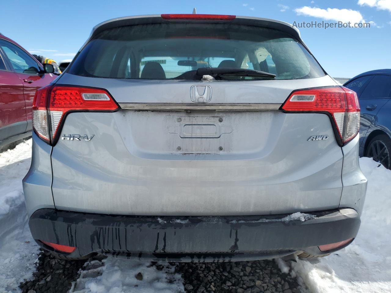 2019 Honda Hr-v Lx Silver vin: 3CZRU6H38KG710124