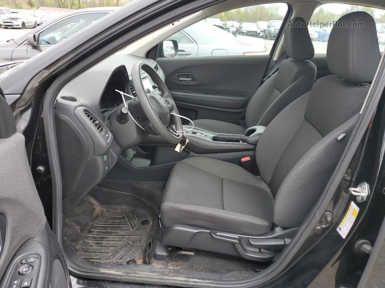 2019 Honda Hr-v Lx Black vin: 3CZRU6H38KG719891