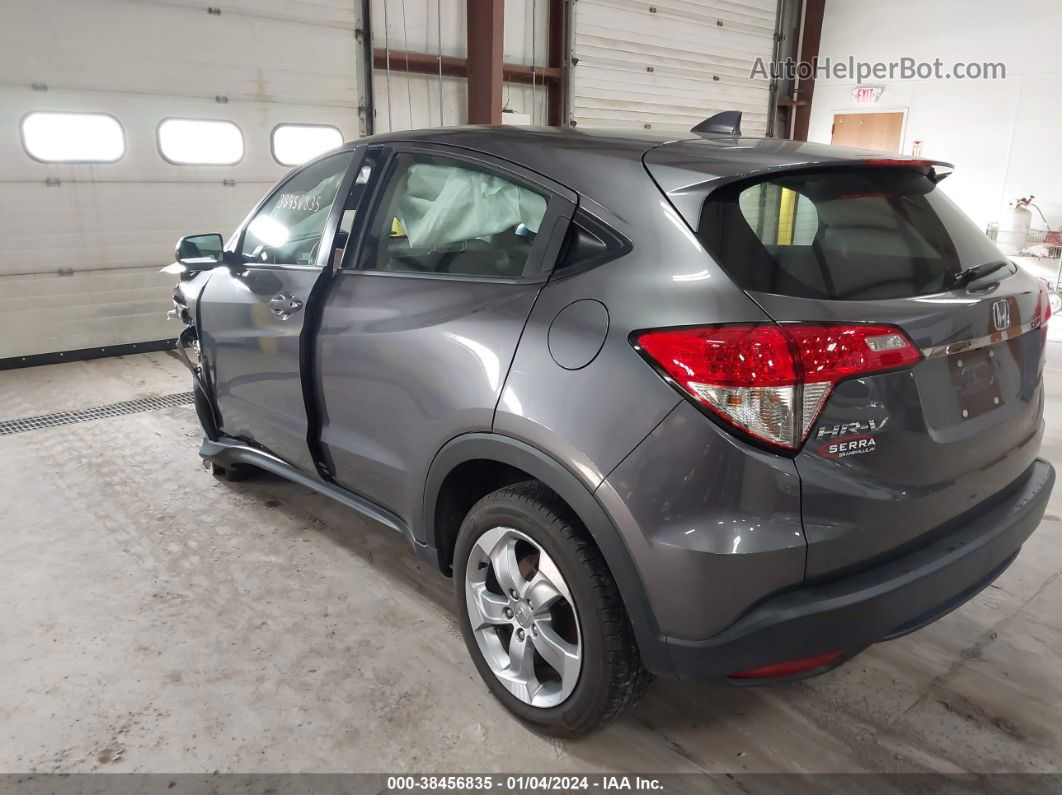 2019 Honda Hr-v Lx Gray vin: 3CZRU6H38KG721818