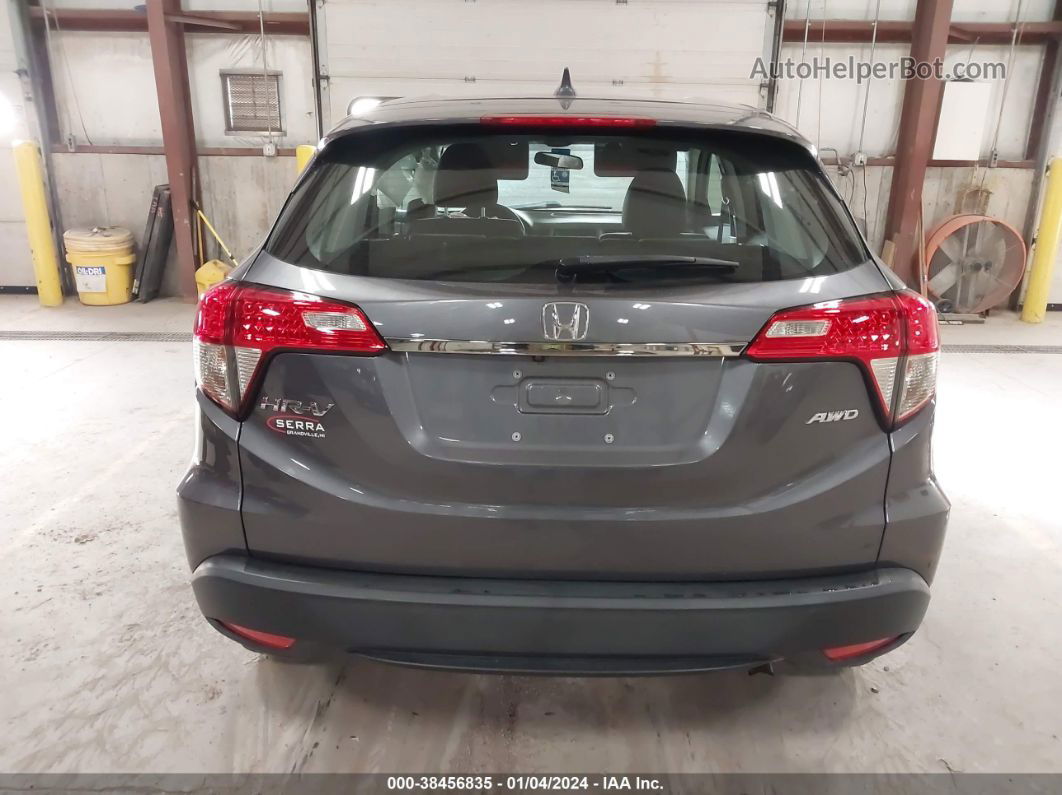 2019 Honda Hr-v Lx Gray vin: 3CZRU6H38KG721818