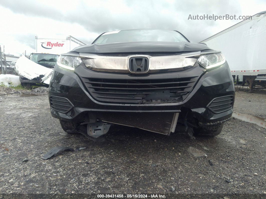 2019 Honda Hr-v Lx Black vin: 3CZRU6H38KG721947