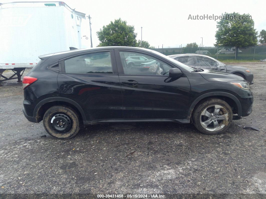 2019 Honda Hr-v Lx Black vin: 3CZRU6H38KG721947